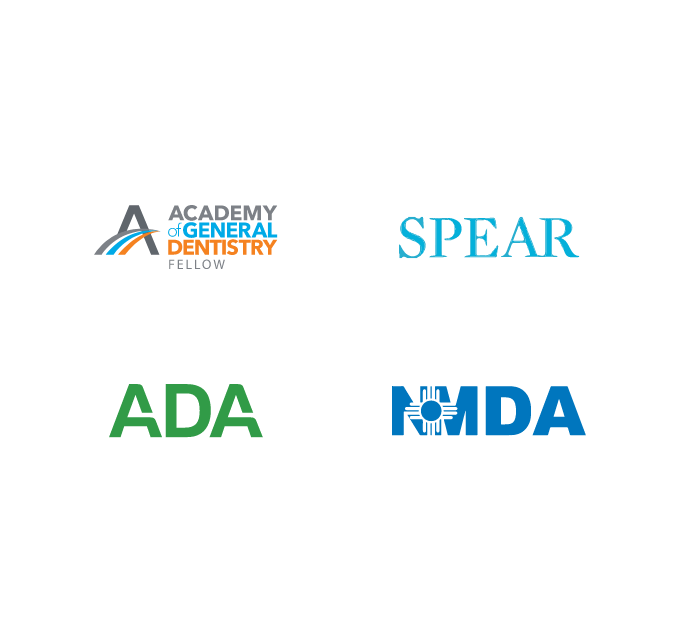 Multiple logos arranged in a square