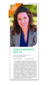 a screenshot of Dr. Boehmer in Albuquerque the Magazine